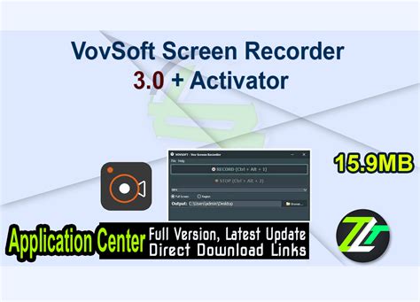 VovSoft Screen Recorder 